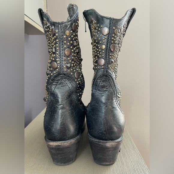 Muro black studded western boots size 9.5 - Picture 2 of 9